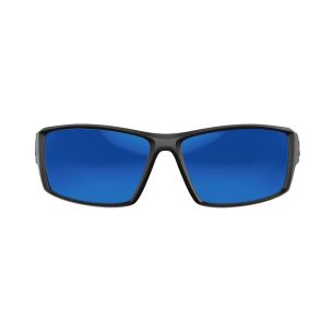Baffin Matte Black/Blue Mirror Grey Glass UV Polarized Fishing Sunglasses