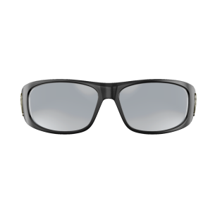 Laguna Matte Black/Silver Mirror Yellow Glass UV Polarized Unisex Fishing Sunglasses