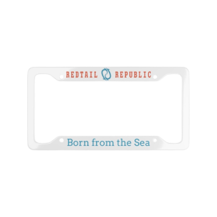 Redtail License plate frame